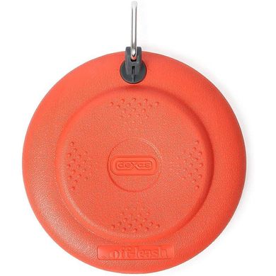 Dexas (Дексас) Off-Leash Frisbee Flyer - Іграшка-тарілка з карабіном для собак ⌀ 22 см Помаранчевий