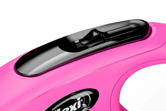 Flexi (Флекси) New Classic M - Поводок-рулетка для собак средних пород, трос (8 м, до 20 кг) M Розовый