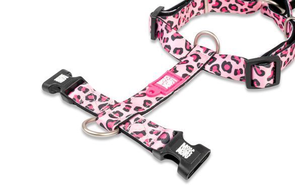 Max&Molly (Макс энд Молли) H-Harness - Шлея для собак Leopard Pink с леопардовым принтом, XS