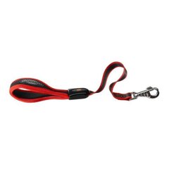 Ferplast (Ферпласт) Ergocomfort Linear GM - Поводок нейлоновый для собак с эргономичной ручкой 2,5x55 см Красный
