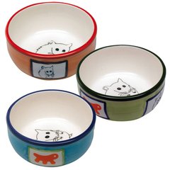 Ferplast (Ферпласт) Hamster bowl - Керамическая миска для грызунов с декоративным рисунком 180 мл