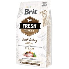 Brit (Брит) Fresh Turkey With Pea Light Fit Slim Adult - Сухой корм с индейкой и горошком для взрослых собак 2,5 кг