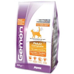Gemon (Джемон) Adult Complete - Сухий корм з куркою та індичкою для дорослих котів 400 г