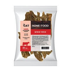 For CAT Мясные чипсы HOME FOOD (Хоум фуд) 40 г