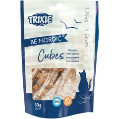 Trixie (Тріксі) BE NORDIC Salmon Cubes - Ласощі Кубики з лососем для котів і кішок 50 г