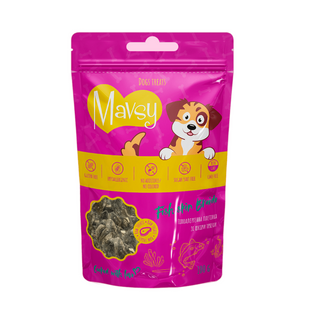 Ласощі гіпоалергенні для собак Mavsy (Мавсі) FISH skin braids зі шкіри тріски, 100 г