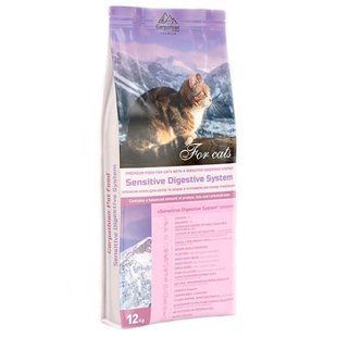 Carpathian Pet Food (Карпатиян Пэт Фуд) Sensitive Digestive System - Сухой корм для котов с чувствительной системой пищеварения, 12 кг