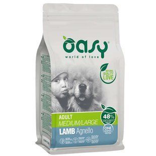 Оasy (Оази) Оap Adult Dog Medium/Large Lamb - Сухой корм с ягненком для взрослых собак средних и больших пород, 2,5 кг