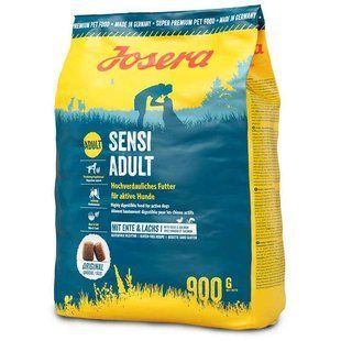 Josera (Йозера) SensiAdult &ndash; Сухий корм, що легко засвоюється, з лососем і домашньою прицею для активних собак 900 г