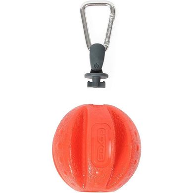 Dexas (Дексас) Off-Leash - Іграшка м'яч з карабіном для собак ⌀ 7 см Помаранчевий