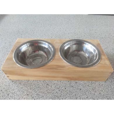 Koopman (Купмен) Dogs Collection Bowls - Миски из нержавеющей стали на подставке для собак 2х300 мл