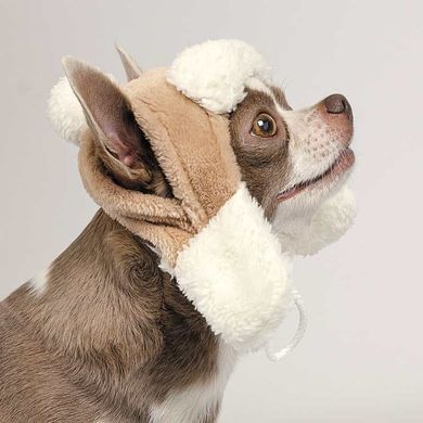 Pet Fashion (Пет Фешн) The Mood Bubo - Шапка для собак (светло-бежевая) XS