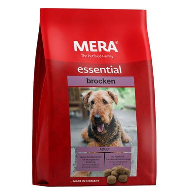 Mera (Мера) Dog Essential Brocken - Сухий корм із птицею для дорослих собак із нормальним рівнем активності, велика крокета 12,5 кг