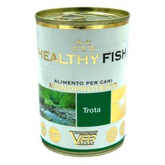 Healthy (Хэлси) Fish - Консервированный корм с форелью для собак (паштет) 400 г