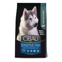 Farmina (Фармина) Cibau Sensitive Fish Medium/Maxi – Сухой корм с рыбой для взрослых собак средних и крупных пород с чувствительным пищеварением 2,5 кг