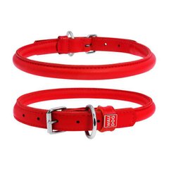 Collar (Коллар) Glamour - Ошейник для длинношерстных собак 13 мм / 53-61 см Красный