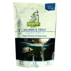 Isegrim (Ізегрім) Pouch Roots Salmon & Trout - Консервований корм з лососем і фореллю для дорослих собак 410 г