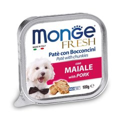 Monge (Монж) DOG FRESH - Ніжний паштет зі свининою для собак 100 г