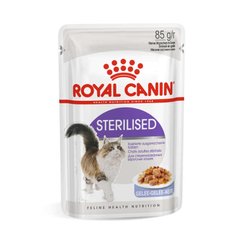 Royal Canin (Роял Канин) Sterilised in Jelly - Консервированный корм для взрослых стерилизованых кошек (мелкие кусочки в желе) 85 г