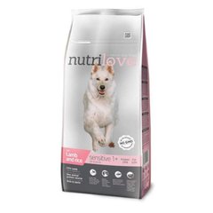 Nutrilove (Нутрилав) Sensitive - Корм для взрослых собак с чувствительным пищеварением, с ягненком и рисом 3 кг