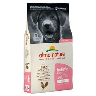 Almo Nature (Альмо Натюр) Holistic Puppy Fresh Chicken - Сухий корм з куркою для цуценят великих порід, 12 кг