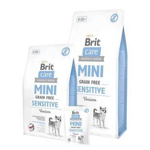 Brit Care (Бріт Кеа) Mini Grain Free Sensitive - Сухий корм для собак мініатюрних порід з чутливим травленням, 7 кг