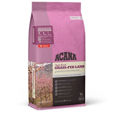Acana (Акана) Grass-Fed Lamb - Сухий корм з ягням для собак всіх порід на всіх стадіях життя з чутливим травленням 11,4 кг