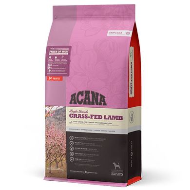 Acana (Акана) Grass-Fed Lamb - Сухий корм з ягням для собак всіх порід на всіх стадіях життя з чутливим травленням 340 г