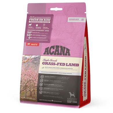 Acana (Акана) Grass-Fed Lamb - Сухой корм с ягненком для собак всех пород на всех стадих жизни с чувствительным пищеварением 340 г
