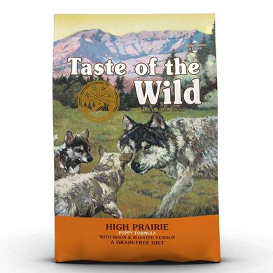 Taste of the Wild (Тейст оф зе Вайлд) High Prairie Puppy Formula - Сухий корм зі смаженою олениною і м'ясом бізона для цуценят 2 кг