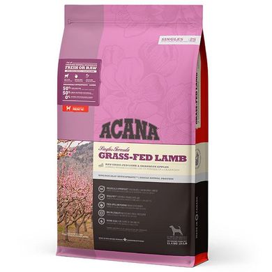 Acana (Акана) Grass-Fed Lamb - Сухой корм с ягненком для собак всех пород на всех стадих жизни с чувствительным пищеварением 340 г