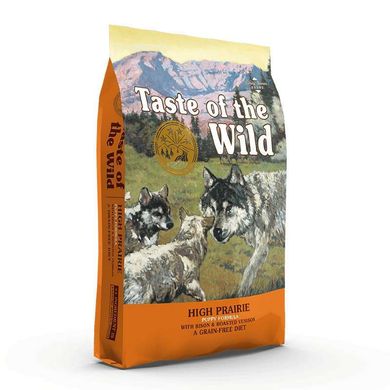 Taste of the Wild (Тейст оф зе Вайлд) High Prairie Puppy Formula - Сухий корм зі смаженою олениною і м'ясом бізона для цуценят 2 кг