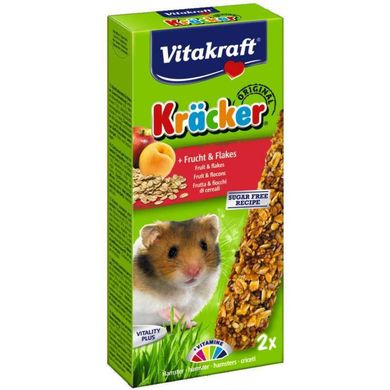 Vitakraft (Витакрафт) Kracker Original - Крекеры с фруктами для хомячков 2 шт./уп.