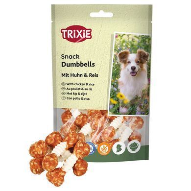 Trixie (Тріксі) Жувальна гантель для собак з м'ясом і рисом, 6 шт./уп.