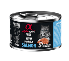 Alpha Spirit (Альфа Спирит) Salmon - Монопротеиновый влажный корм для котов с лососем 200 г