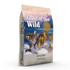 Taste of the Wild (Тейст оф зе Вайлд) Wetlands Canine Formula - Сухой корм из мяса утки, перепелов и индейки для собак 2 кг