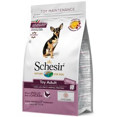 Schesir Dog Toy Adult (ШЕЗИР) - сухой монопротеиновый корм для собак мини пород - 0.8 кг