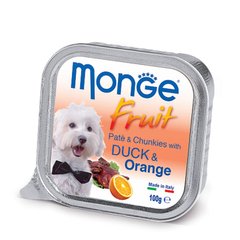 Monge (Монж) DOG FRUIT - Ніжний паштет з качкою і апельсином для собак 100 г