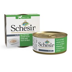 Schesir (Шезир) Chicken Fillet - Консервированный корм с куриным филе для взрослых собак 150 г