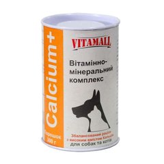 VitamAll (Вітамол) Calcium+ - Вітаміни для собак і котів 300 г