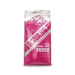 Bavaro (Баваро) Force 28/16 - Корм для щенков и собак с высокими физическими нагрузками, 18 кг
