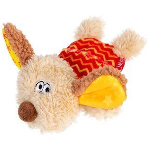Gigwi (Гигви) Plush Friendz &ndash; Игрушка Собачка с пищалкой для собак, 13 см