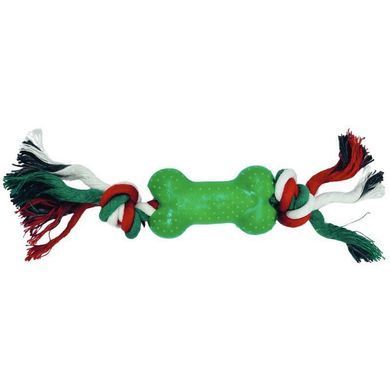 M-Pets (М-Петс) Christmas Cotton Rope Gift Box Dog toys 7 in 1 - Подарунковий бокс різдвяних іграшок 7 в 1 для собак, 21x19x8,5 см