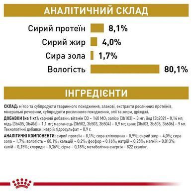 Royal Canin (Роял Канин) Urinary S/O Canine Moderate Calorie - Консервированный корм для взрослых собак с заболеваниями мочевыводящих путей и склонностью к набору лишнего веса (ломтики в соусе), 100 г