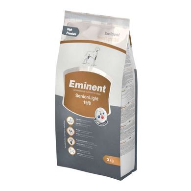 Eminent (Эминент) Senior/Light 19/8 - Полнорационный корм с курицей для пожилых собак и собак с избыточным весом 3 кг