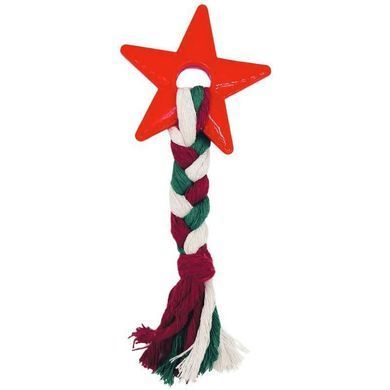 M-Pets (М-Петс) Christmas Cotton Rope Gift Box Dog toys 7 in 1 - Подарунковий бокс різдвяних іграшок 7 в 1 для собак, 21x19x8,5 см