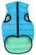 WAUDOG (Ваудог) AiryVest Lumi - Двостороння курточка, що світиться в темряві для собак (салатова/блакитна) XS22 (20-22 см)