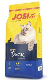 JosiCat (ЙозіКет) by Josera Crispy Duck - Сухий корм з качкою для котів 650 г