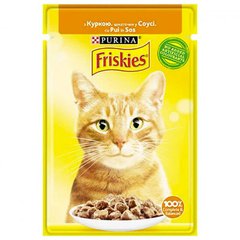 Friskies (Фріскіс) Adult Chicken - Консервований корм з куркою в соусі для котів 85 г