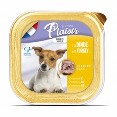 Plaisir (Плєзір) Adult Dog Turkey Terrine - Повнораціонний вологий корм з індичкою для дорослих собак (террін) 150 г